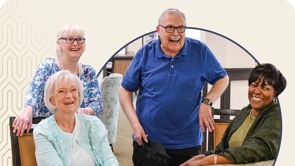 Group of Sycamore Ridge seniors smiling